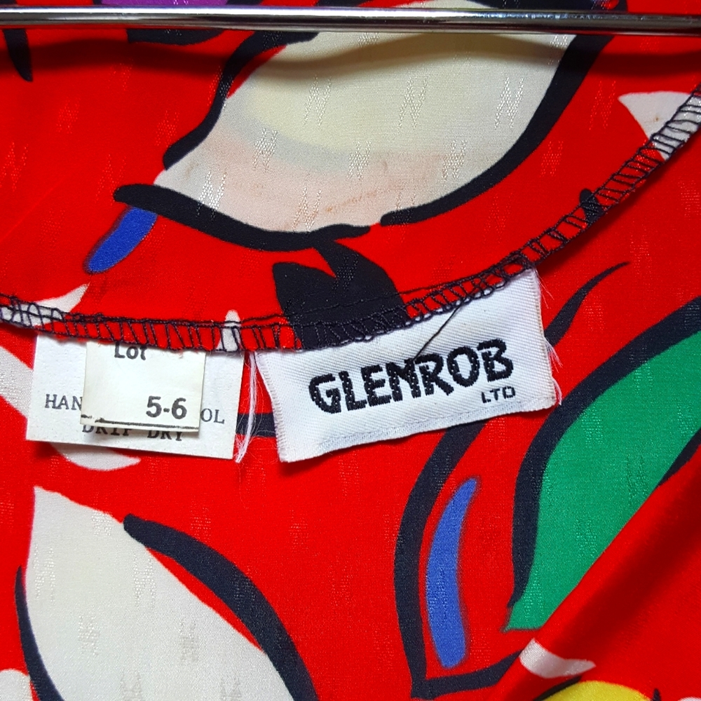 Vintage 1980's GLENROB Cocktail Dress - Picture 4 of 7